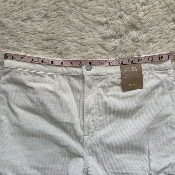 Madewell Pants The Emmett Wide-Leg in Corduroy: Welt Pocket Edition 31 NWT New - Picture 10 of 13